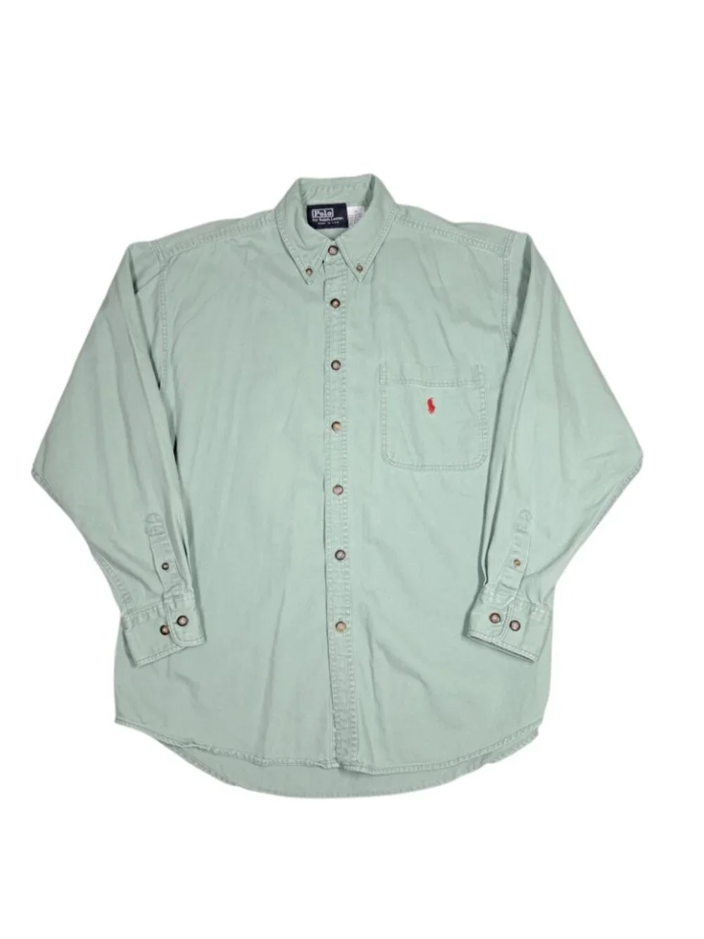 Polo by Ralph Lauren Oxford Shirt Mens Sz M Button Down Up Front 90s Preppy Vtg